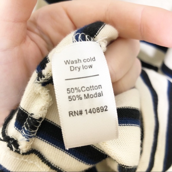 Marine Layer | Gigi White Striped Pocket Dress M - Picture 5 of 6